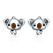 Koala Sterling Silver Women'S Gemstone Earrings Surprise Gift