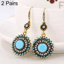 2-To-1 Sale Of Retro European And American Bohemian Ethnic Style Earrings, Sunflower Earrings Surprise Gift 1