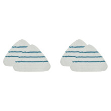 4 Stück Dampf Mopp Ersatz Pads Dreieck Waschbares Tuch Mikrofaser Dampf Mopp Pads Mopp Kopf Pad Dampf Mopp Ersatz