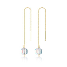 E2210-4 Crystal Long Earrings For Women - Simple Style Surprise Gift