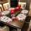 Conjunto de Jogos Americanos com 12 Poinsétias de Natal Bordadas e Design de Azevinho, Decoração de Mesa de Natal de 11 X 17 Polegadas 4