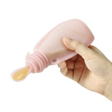 PandaEar 3 Pack Reusable Baby Food Pouches with Spoon Attachments  Fil