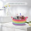 COMSE Gift Basket Empty with Handle Small Woven Basket with Gift Bags 6