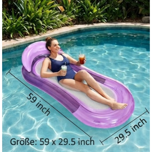 Στρώμα νερού με αέρα 150x75 cm, φουσκωτό στρώμα πισίνας υψηλής ποιότητας 2