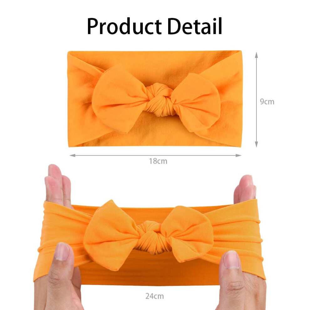 Aolso Baby Girl Headbands 3Pcs Newborn Toddler Hair Bows Bands