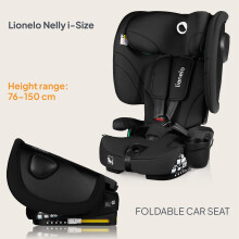 LIONELO Foldable Car Seat Nelly ISize with ISOFIX for Children Approx