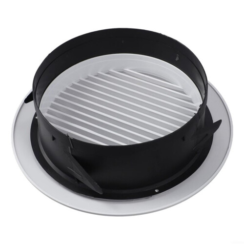 4X Adjustable Round ABS Wall Vent Cover for Exhaust and Air Circulation,Ideal for Ceiling,Efficient Air Volume Control 1