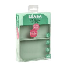 Béaba Suction Compartment Silicone Plate AntiSlip Healthy and Durable