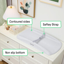 Ingenuity Comfy Clean Changing Pad Waterproof EVA Foam EasyWipe Cushio