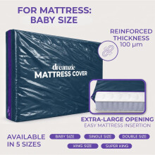 Dreamzie Baby Mattress Cover for Moving Mattress Storage Bag Opaque Pl