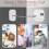 No Drilling Required Combination Refrigerator Lock - Square Password Lock Standard Size (2-Pack) White 6