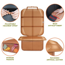 Meolsaek Car Seat Protector Waterproof 600D Thick with NonSlip Backing