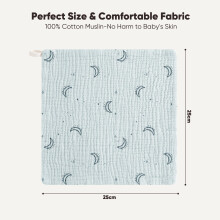 Susurration Muslin Cloths for Baby 100 Cotton Baby Muslin Squares Clot