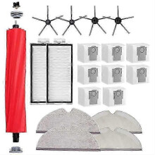 Kompatible Hauptfilter und Reinigungspads kompatibel mit Xiaomi Roborock Q7, Q7+ und Q7 MAX+ Staubsauger