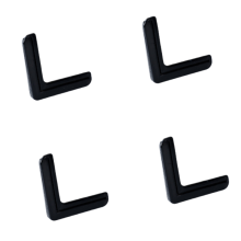 Sicherheits-Eckenschutz, Kantenschutz für Möbel (4er-Pack) Black