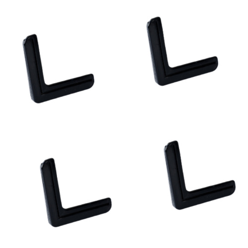 Sicherheits-Eckenschutz, Kantenschutz für Möbel (4er-Pack) Black