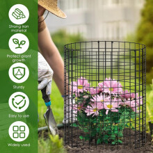 18Pcs Plant Protector from Animals Rustproof 137inch Metal Mesh Plants