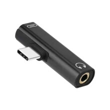 High Performances USB C To 3.5Mm Music Converters-Black
