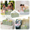 HAGOT Nappy Caddy Baby Diaper Caddy Organizer Foldable Bag Organizer w 5