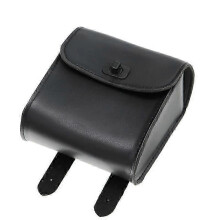 (Schwarz) Passend für LMoDri Neue Universal Mini Motorrad Lenker Sissy Bar Satteltasche Seitentasche