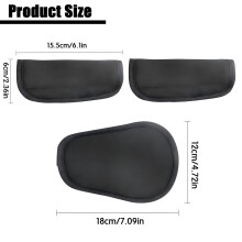 Altricorva 3Piece Infant Seat Belt Cushion Set Universal Soft Padding