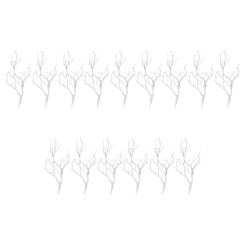 15 x Artificial White Dry Plant Tree Branch Wedding Party Decor