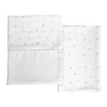 Chicco Bamboo Fibre Bedding Set 1 Cover Sheet 1 Flat Sheet with Corner