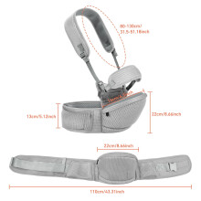 IULONEE Lightweight Baby Carrier Front Back Carry Baby Waist Stool Er