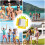 4 in 1 Inflatable Water Hammock with Net, Versatile Floating Mat for Lake and Beach 5