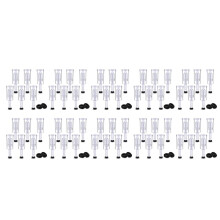 Airlock Set for Fermentation, 200 Pieces Silicone Grommets and 60 Pieces Plastic Airlock