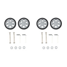 2X Luggage Accessories Wheels Aircraft Suitcase Pulley Rollers Mute Wheel Wear-Resistant Parts Repair 60X12mm