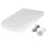 White Square Toilet  Soft Close Quick Release Wrapover Top Fix NCG199 1