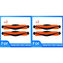 4 Pcs Main Brush for X10+ / X20+ / X20 Sweeping Machine Cleaner Parts Replacement