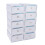 10 Pack Plastic Stackable Shoe Storage Organizer Clear Drawer Box Metal Frame 1
