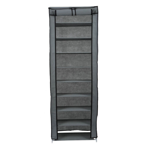 10 Tier 9 Shelf Shoe Rack Shelf Saving Storage Closet Organizer Cabinet