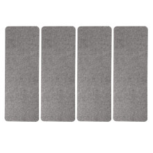 UK 14PCS Carpet Stair Treads Mats Floor Mat Protection Cover Step Staircase Light gray