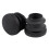 75Pcs Black Plastic Blanking End Cap Round Tube Insert Pipe Bung 16mm 4