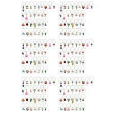 180PCS Wine Glass Charms Drink Identifiers Wine Charms for Stem Glasses Markers Glass Tags Beach Themed Party Supplies