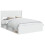 VidaXL vidaXL Bed Frame with Storage and Headboard White 150 x 200 cm 5