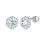 Σκουλαρίκια Moissanite με σπείρωμα από ασήμι S925 (Mse053) Δώρο-έκπληξη 1