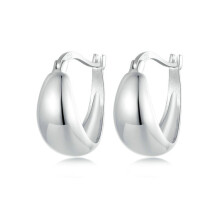S925 Sterling Silver Metallic Earrings (Bse967) Surprise Gift