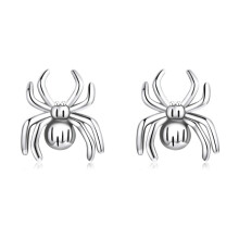 S925 Sterling Silver Eight-Legged Spider Stud Earrings For Women Surprise Gift