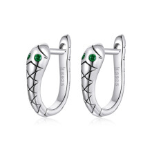 S925 Sterling Silver Snake Earrings For Women (Silver) Surprise Gift