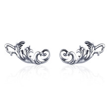 Vintage Flower Earrings S925 Sterling Silver Studs Surprise Gift