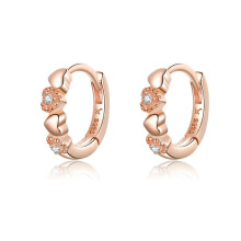 Sterling Silver Heart-Shaped Heart-Shaped Stud Earrings, S925 Women'S Earrings Surprise Gift