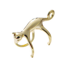 Cute Cat Earrings For Women Without Pierced Ears (Gold Style 1) Surprise Gift