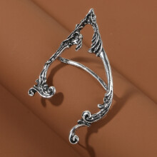 Gothic Style Earrings, Retro Elf Wings Clip-On Earrings, Dark Punk Style Devil Ear Hooks (E2112-4) Surprise Gift