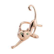 Cute Cat Earrings For Women Without Pierced Ears (Gold Version 2) Surprise Gift