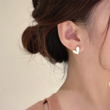 Elegant And Luxurious Double-Layer Pearl Earrings With Diamond Embellishments For Women, Size: Eh1422 (One Pair) Surprise Gift