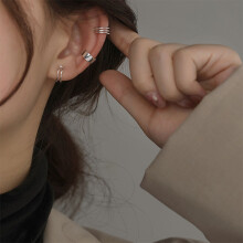 Elegant And Luxurious Double-Layer Pearl Earrings With Diamond Embellishments For Women, Set Number Eh0510 (Three-Piece Set). Surprise Gift